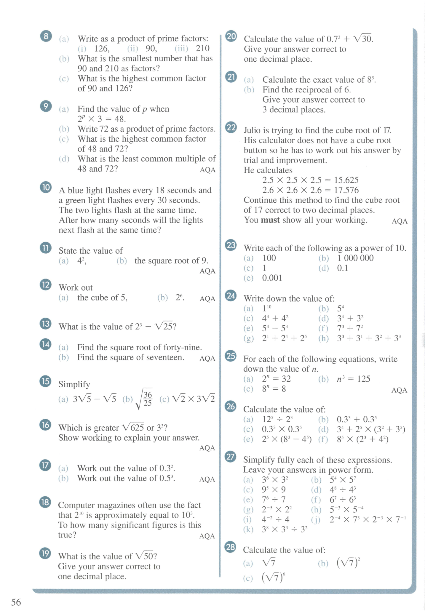 Mathematics for AQA GCSE Intermediate Tier